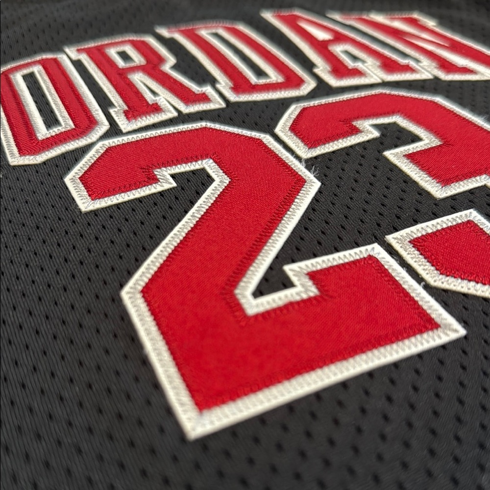 Jordan Black and Blue Basketball Jerseys Classic Design - Picture 6 of 14